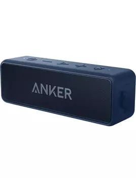 Anker Soundcore 2 зарядка 12 Вт Bluetooth 5 IPX7 водонепроницаемый динамик непрерывное беспроводное стерео (USB Type-C 24-часовое воспроизведение) [Полностью