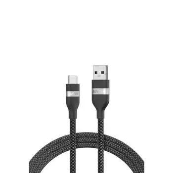Anker USB-C & USB-A Cable (High Durability Nylon) USB2.0 Compatible with iPhone 16 / 15 / Galaxy/Pixel/Android/iPad 1.8m