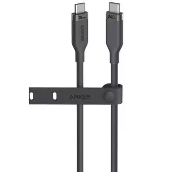 Anker USB-C & USB-C Cable (240W, 20Gbps, Eco-Friendly) 0.9m Multiple Screen Output Fast Charging High Speed ??Data Transfer 4K Compatible MacBook Pro