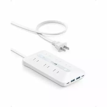 Anker USB Power Strip (10-in-1, 20W) (USB tap power tap AC outlet/USB-C/USB-A/extension cord 1.5m) [PSE technical standards compliant/USB Power Delive