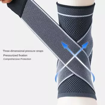 Защита лодыжки, профессиональная мужская повязка для бега, женский защитный чехол, защита от растяжений, специальная фиксированная защита лодыжки, ремешок для защиты ног S
