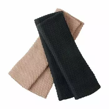Ankle Warmer Long Leg Warmers Cold Protection Cooling Measures Winter Ankle Cold Protection (Black & Beige)