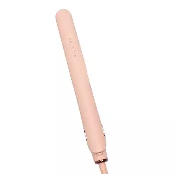 ANLIETTE Hair Iron Straight 23mm Compatible with overseas countries Quick time of about 15 seconds Ultra lightweight Coral Pink start-up 150~230