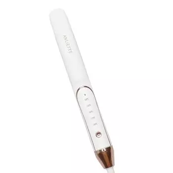 ANLIETTE Утюжок для волос прямой 25 мм Совместимо с зарубежными странами Быстрое время около 30 секунд Ультралегкий Молочно-белый запуск 150~230