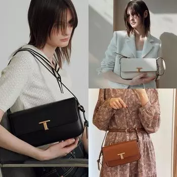 Анна с сумочкой через плечо, сумка через подмышку, модная кожаная маленькая квадратная сумка, женская сумка Joygryson из коровьей кожи светло-коричневого