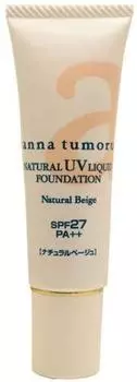 Anna Tomor Натуральная жидкая тональная основа UV 30 г SPF27 PA++ бежевый