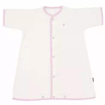AnnaNicola Fleece Sleeper Made in Japan Ivory x Anti-Flip (90-100, 2, Pink)