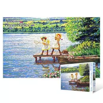Anne of Green Gables - Fishing Trip - 300 Piece Jigsaw Puzzle, popular Korean puzzle