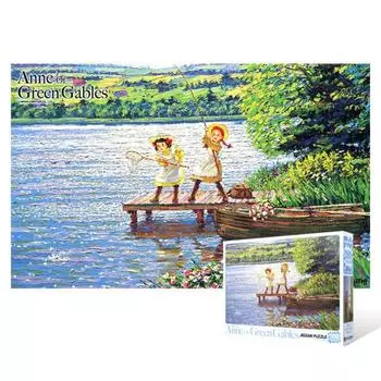 Anne of Green Gables - Fishing Trip - 500 Piece Jigsaw Puzzle, popular Korean puzzle