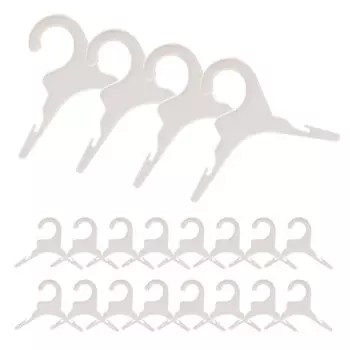 Anni Pet Wear Mini Hangers Set of 20 Plastic Lightweight Display Storage Small Dogs Cats Anti-Slip