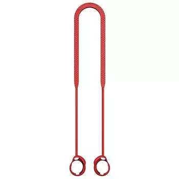 ANNIER Silica String Anti-Lost Neck Strap Neck Strap Wireless Earphone Cord Rope Headphone Accessories Compatible with WF-1000XM4 (Red)