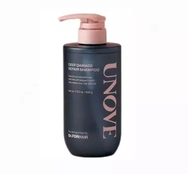 Anobu Deep Damage Repair Shampoo 500 г Ампула Корейский популярный бренд Korean Olive Young [UNOVE] (Протеиновый шампунь) косметика,