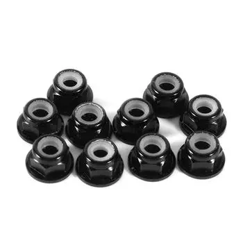 Anodize M4 Nylon Insert SelfLock Nuts Hex Lock Nut Aluminum Alloy 10pcs set