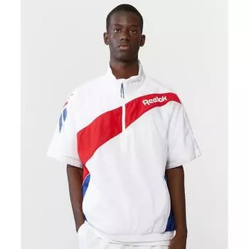Анорак с коротким рукавом REEBOK Panelled Vector Белый Бирюзовый S