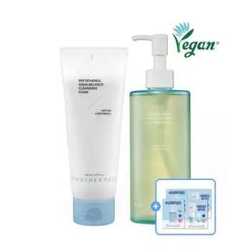 Anotherface Hydrating Balance Очищающее масло 300 мл + Очищающая пенка 150 мл + Сыворотка 2 шт + Солнцезащитный крем 2 шт NONE