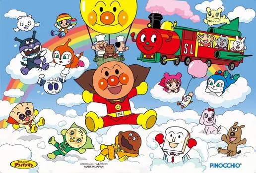 Anpanman Genius Первая головоломка из 50 частей, собранная на Spider Brain s