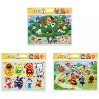 Anpanman Happy Loppy Puzzle First Time Puzzle 3 Pattern Set 6 Pieces 8 Pieces