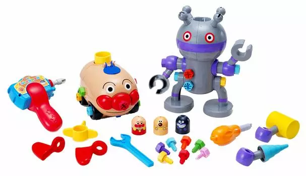 Anpanman недавно собрал самодельный носовой удар и возьмите Neji Neji Anpanman Go и Neji Nejidadandan DX его!