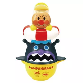 Anpanman play in the bath with a cup Let s жёлтый