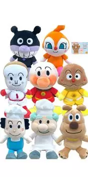 Anpanman Purichi Beans S Plus Shokupanman Curry Panman Baikinman Uncle Jam Cheese Seal Animals of & & & & Dokin-chan & & Batako-san & & (Набор 9)