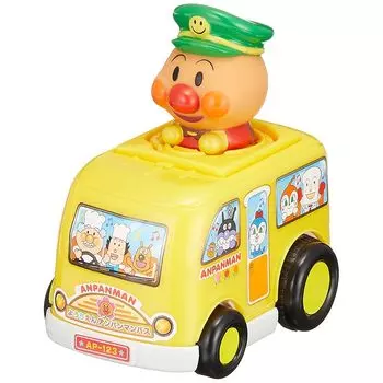 anpanman push spring kindergarten bus