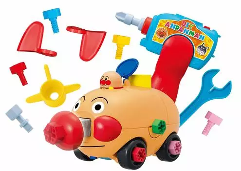 Anpanman Свеженарисованный нос своими руками Винт-шуруп Anpanman, выскакивающий дырокол!