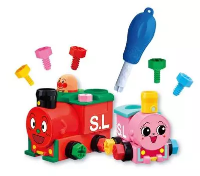 Anpanman Свежесвязанный своими руками Винт Винт SL Man и Поппо-чан