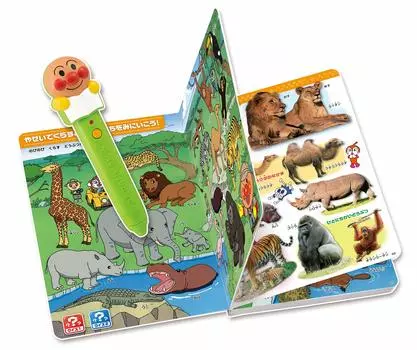 Anpanman Talk Animal Book Книга 174 x 240 x 17 мм Ручка 37 x 170 x 35 мм
