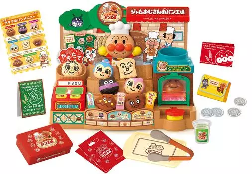 Anpanman выпекать в духовке Дядя свежеиспеченный хлеб завод Let s Jam s