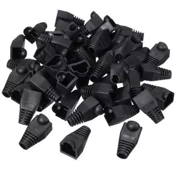 ANPWOO 10x Plastic Boot Cap Plug Head for RJ45 Cat5/6 Cable Modular Connector Network