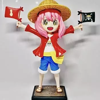 Аня Луффи Семья шпиона Аниме Фигурка Модель GK Украшение