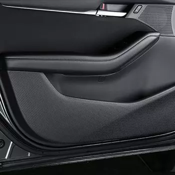 Ansgo Mazda 3 Sedan Fastback BP Series May Exclusive Door Kick Guard Door Kick Mat Обивка двери для водителя, пассажира и заднего сиденья с обеих сторон 4 шт.