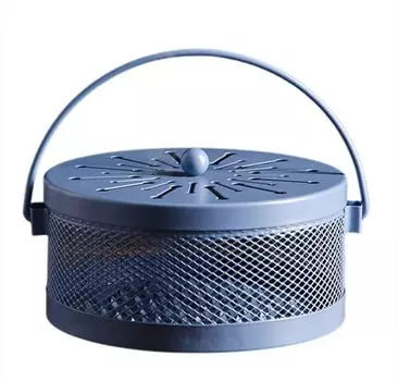 Ansimple Iron Mosquit Coil Mosquit Coil Mosquit Coil Подходит для и интерьера с включает в себя держатель крышки, держатель, держатель, в помещении, на открытом воздухе,