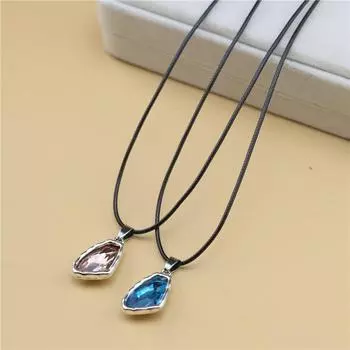 Анслоу (2pcs / Set) Новая мода ретро кулон многослойная веревка короткое колье колье вечерние шармы ювелирные аксессуары AN00012 45cm