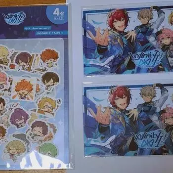 Ansta 4th Anniversary Mofun Наклейка Прозрачная карточка