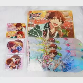 Ansta Chiaki Goods Nameplate Acrylic Record Ticket Can Badge