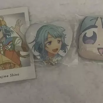 Ansta Hajime Bukubu Can Badge Backsuit Heart Can Badge Mid-star Cover Song Parashots