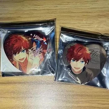 Ansta Hiro Jungstar Jewelry Heart Can Badge Wison Heart Can Badge