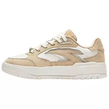 Anta 982 Round Moon Special Edition Trendy Casual Durable Lightweight Low-Top Skate Shoes Women sneaker Brown White 122348067S-1 37.5
