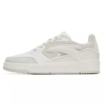 Anta 982 Trendy Thick Sole Casual Low Top Sneakers Women sleeves White Gray 122248066-1 35.5