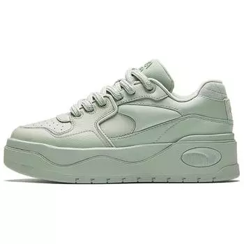 Anta 982Evo Classic Trendy Universal Casual Non-Slip Wear Resistance Supporting Height Increase Low-Top Skate Shoes Women sketching sneakers Green 122438091-4 38