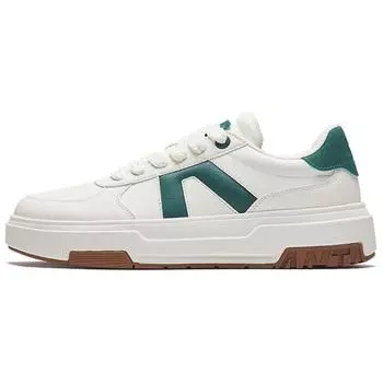 Anta A Road Comfortable Versatile Wear-Resistant Non-Slip Low-Top Skate Shoes Men Skate Shoes White Green 112448023-3 39