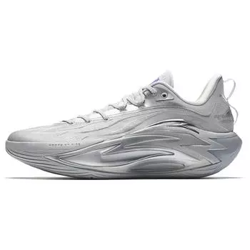 Anta A-Shock Pro Silver Wing Professional Basketball Shoes Men Sneakers 112531126-4 44.5