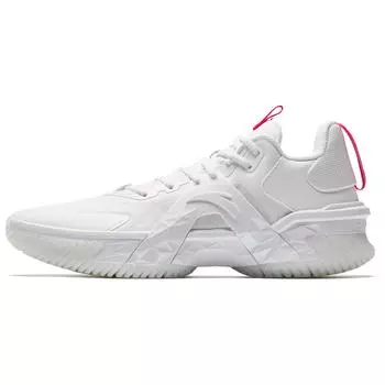 Anta Air Space 5 Daylight Cement Nemesis Outdoor Shock Absorption Non-Slip Wear-Resistant Low-Top Basketball Shoes Men sneaker White 912531616Q-2 39