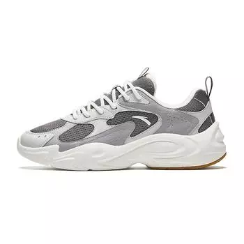 Anta Air Wind Comfortable Versatile Low-Top Casual Shoes Men sneakers Gray White 912438805-3 42