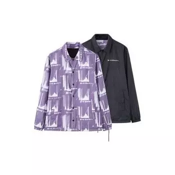 Anta All Over Print Reverser Jacket Unisex Jacket Zip Purple 172238603-2 L