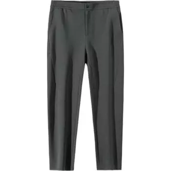 Anta All-Weather Series High-Elastic Casual Mid-Waist Knitted Sports Pants Men Bottoms Graphite-Gray 152510306-1 M