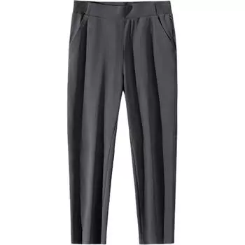 Anta All-Weather Series Solid Color Slim Fit Straight Leg Fleece Thick Warm Wear-Resistant Knitted Sports Pants Men pants Wind-Speed-Gray 152440303-2 S