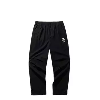 Anta American Style Woven Straight Loose Warm Mid-Waist Drawstring Casual Pants Unisex Bottoms Basic-Black 172441504S-3 XL