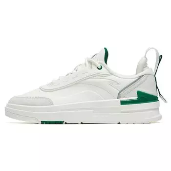 Anta Амортизирующие нескользящие дышащие низкие кроссовки женские кроссовки белые зеленые 922248068-1 40